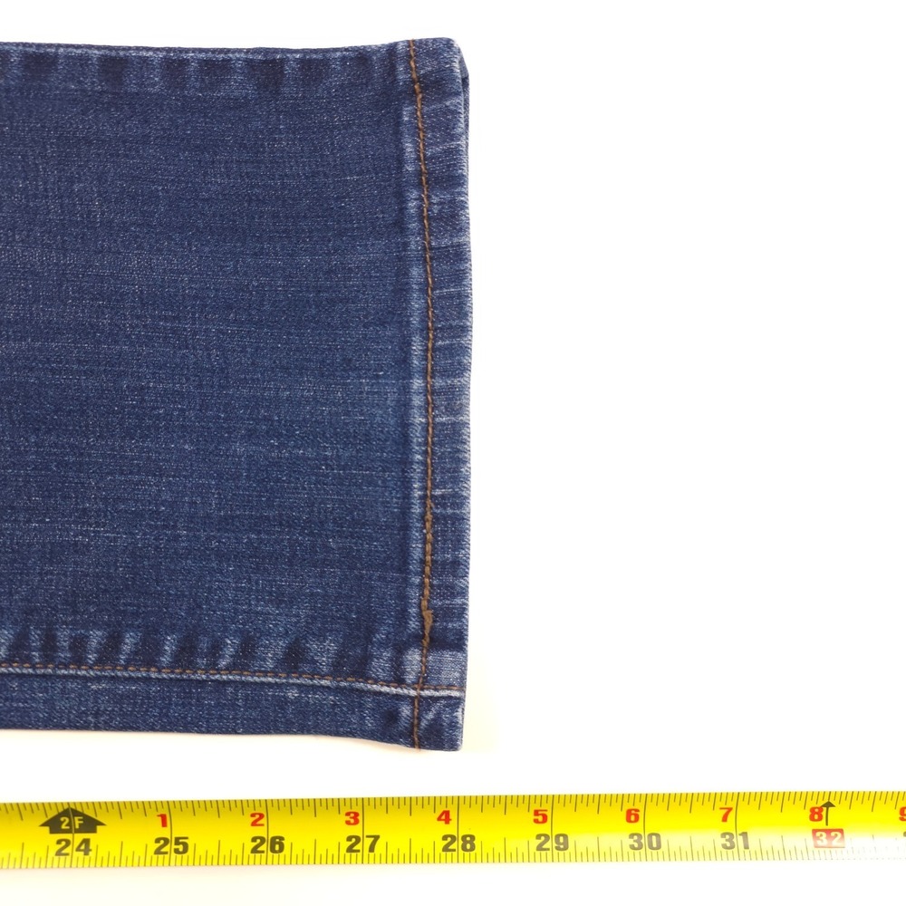 Levis Women‎ Jeans 505 Straight Leg 6 S Blue Mid Rise Button Flap Pockets - Picture 12 of 13